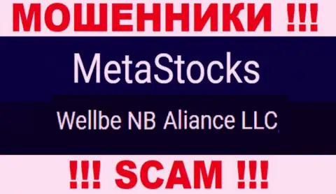 Юридическое лицо internet-мошенников Мета Стокс - это Wellbe NB Aliance LLC