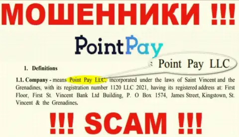 Point Pay LLC - это контора, управляющая мошенниками Поинт Пэй