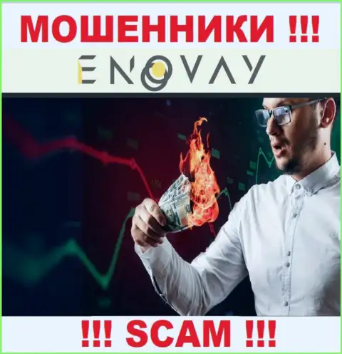 Захотели найти дополнительный доход во всемирной сети интернет с мошенниками EnoVay Info - это не получится точно, облапошат