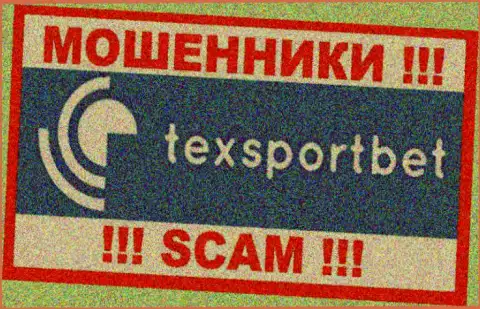 Логотип МОШЕННИКА TexSportBet