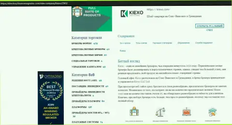 Публикация про Форекс брокерскую компанию KIEXO опубликована на сайте Директори ФинансМагнатес Ком