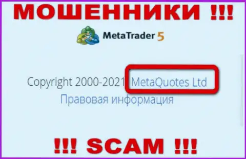 МетаКвотс Лтд - это контора, которая владеет интернет-мошенниками MetaQuotes Ltd