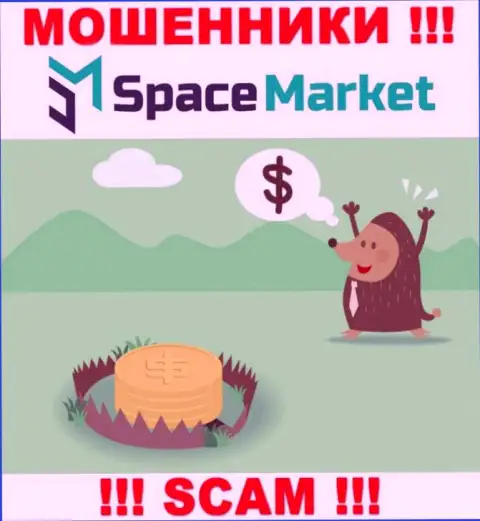 Решили вернуть назад вклады с дилинговой конторы SpaceMarket, не сумеете, даже если заплатите и налог