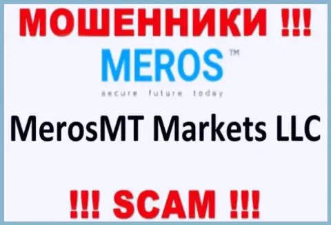 Контора, управляющая аферистами MerosTM - это MerosMT Markets LLC