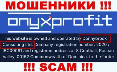 Юридическое лицо компании Onyx Profit - это Donnybrook Consulting Ltd, инфа взята с официального онлайн-ресурса