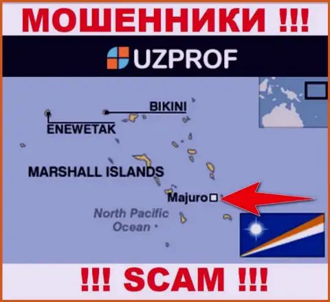 Отсиживаются интернет мошенники Уз Проф в офшорной зоне  - Majuro, Republic of the Marshall Islands, будьте весьма внимательны !!!