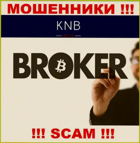 Брокер - в таком направлении оказывают свои услуги интернет-жулики KNBGroup