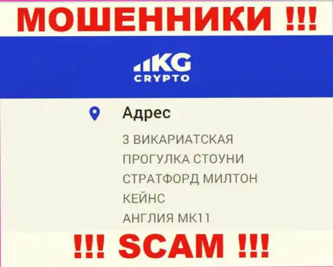 Не советуем сотрудничать с internet-мошенниками CryptoKG, они опубликовали ложный официальный адрес
