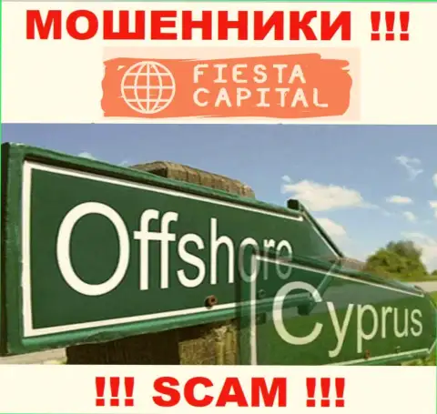 Офшорные интернет мошенники FiestaCapital Org скрываются вот тут - Кипр