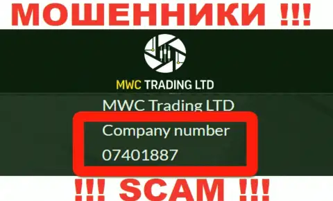 Будьте бдительны, наличие регистрационного номера у компании MWCTradingLtd (07401887) может оказаться приманкой