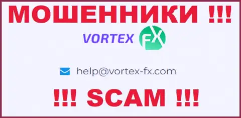 На сайте VortexFX, в контактных данных, предложен адрес электронного ящика этих интернет-жуликов, не нужно писать, обведут вокруг пальца
