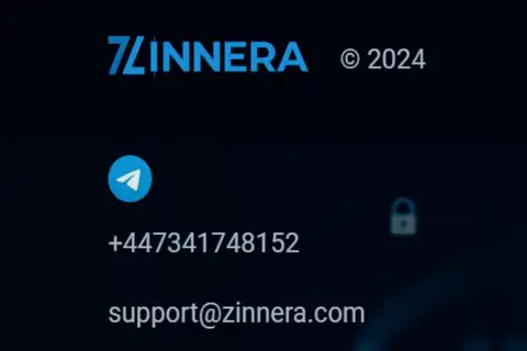 Контактная информация брокерской организации Zinnera